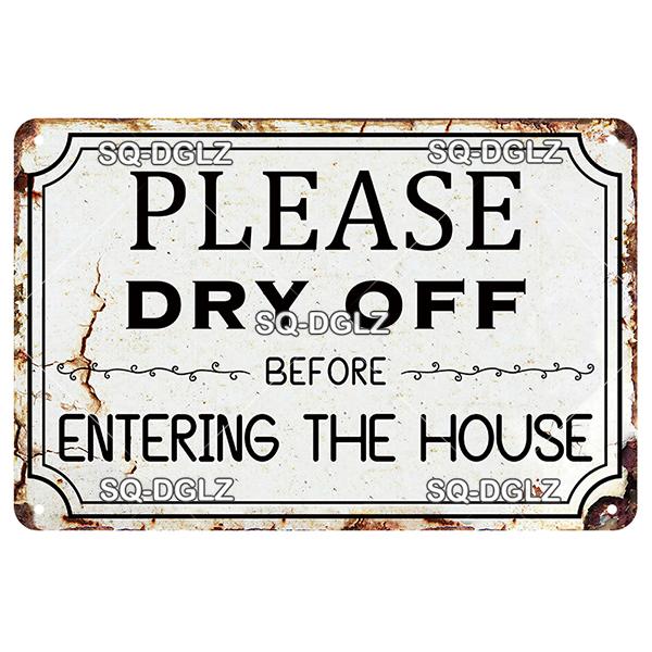 [SQ-DGLZ] Welcome Swim Pool Rules Metal Sign Vintage Plaque Tin Sign Plate Wall Decor For Bar Club Man Cave Art Painting Poster