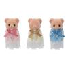 Sylvanian Families Dolls Bear Triplets Healthy ST Mark Certified Toy Dollhouse for Ages 3 and Sylvanian Epoch [Biscuit Set] FS-63 Up, Families,