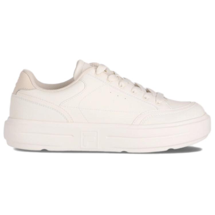 FILA Funky Tennis 1998 Synthetic Leather Comfortable Versatile Low-Top Tennis Shoes Unisex sneaker Beige FS261TN03X002101