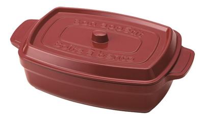 Takenaka Cocopot Rectangle Bento Box, Red, 600ml, Made In Japan, T-76408