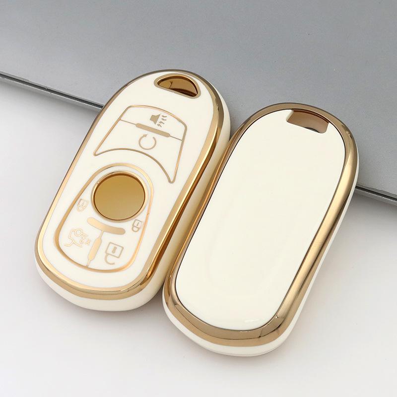 Buick Envision Key Cover for Encore GX, Regal, LaCrosse, GL68 - Decorative Car Bag Shell with Buckle