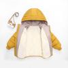 2024 Autumn/Winter Down Cotton Jacket for Toddlers - Boys & Girls Plus Velvet Warm Coat