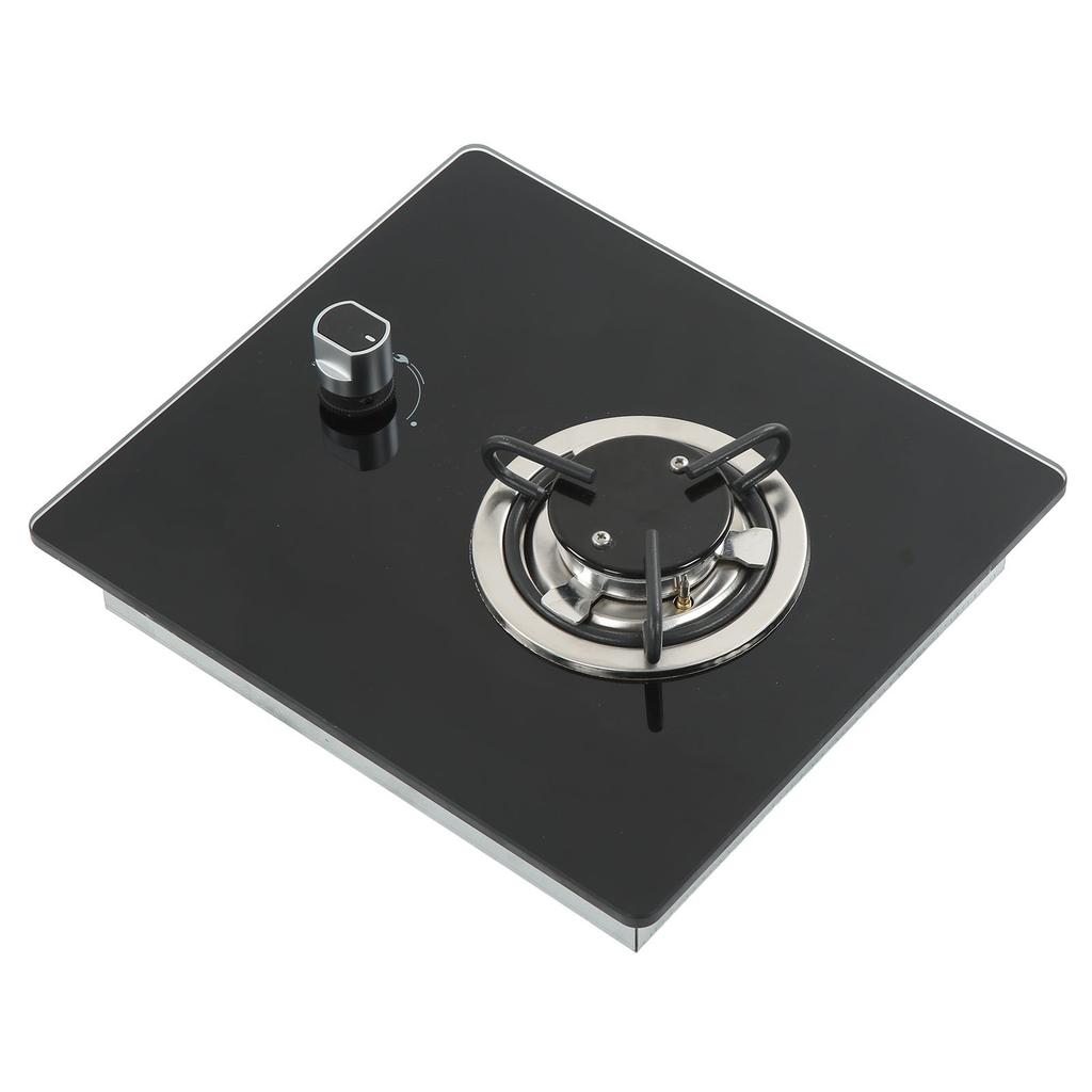 RV Gas Stove 290x325mm Tempered Glass Panel 1.8Kw Power Free Fire Adjustment for Caravan Yacht Boat