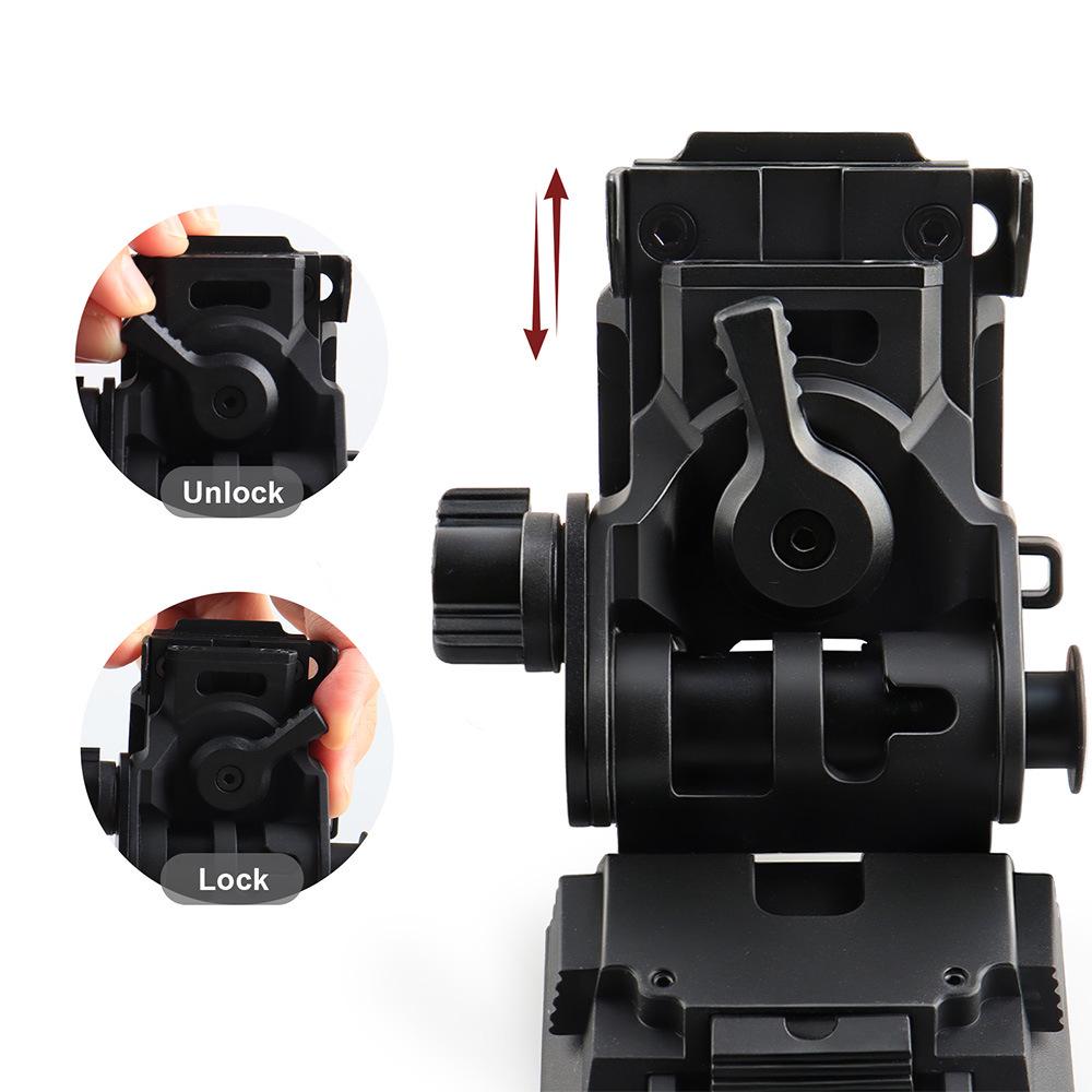 L4G24 Flip-Top Helmet Mount for PVS15/PVS18 Night Vision Devices