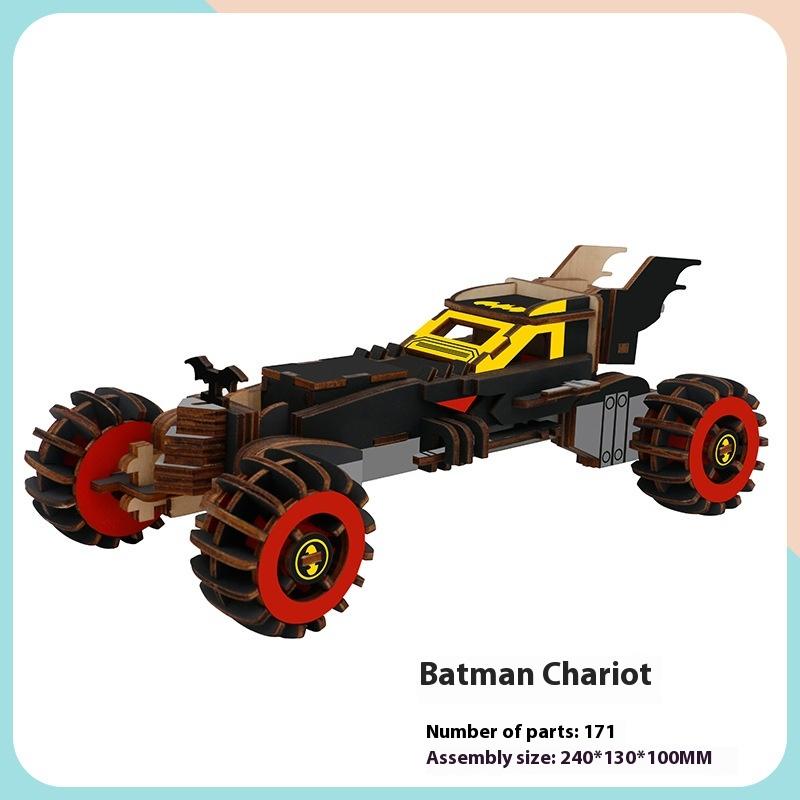Children's Wooden 3D Puzzle Car Model Ornaments DIY Children's Educational Handmade Toys