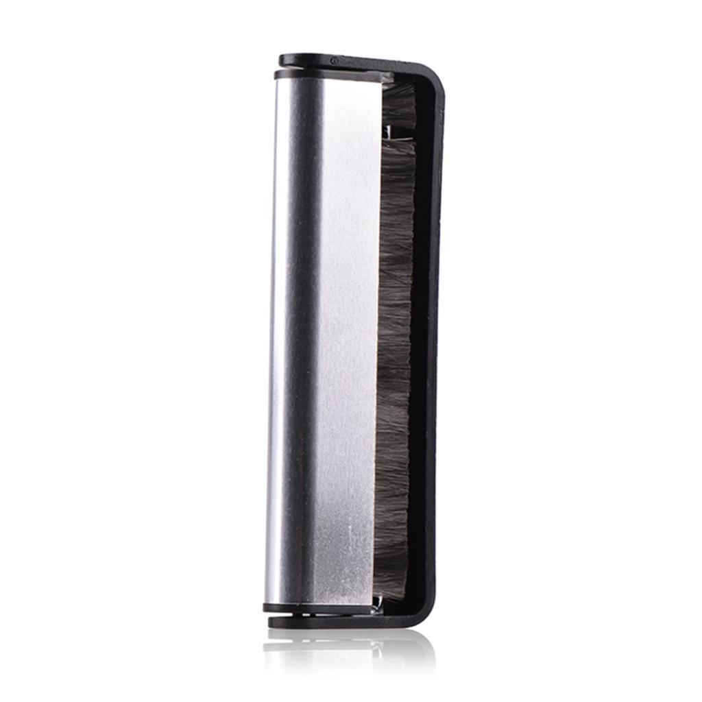 Carbon Fiber Record Brush Anti-Static Vinyl Record Cleaner Brush Record Essential Cleaning Tool for DJs and Music Lovers