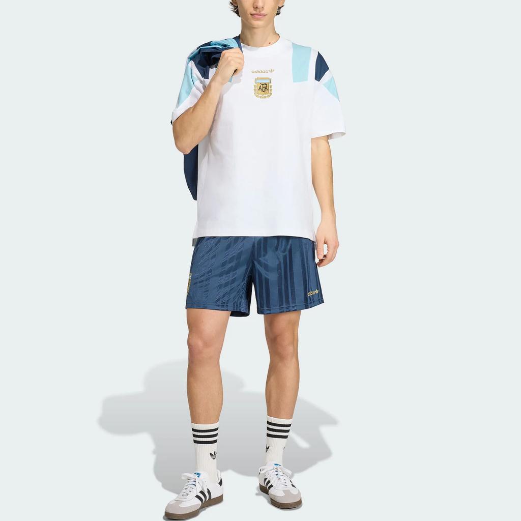 adidas Originals Eqt Argentina Football Casual Culture Cotton Knit Short Sleeve T-Shirt Men Tops KG2288