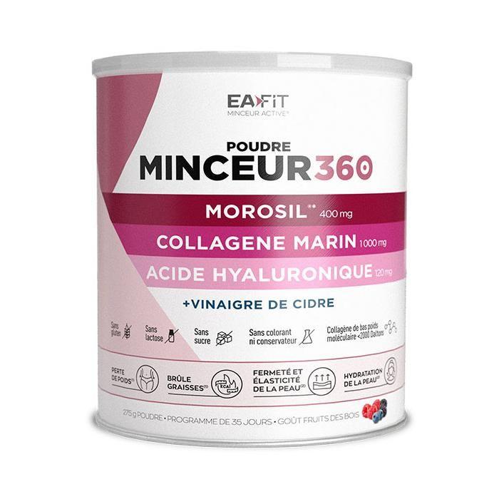 Eafit Minceur 360 Pulver - Morosil + Meereskollagen + Hyaluronsäure - 275g