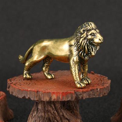 Tea Pet Lion Statue for Home Decor Table Centerpieces Mini Trays Accessories Animal Sculpture