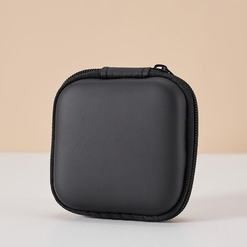Portable Shockproof Headphone Case Earphone Bag Headset Storage Bag Hard Shell Earphone Accessories Memory Card USB Cable