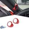 2pcs Red A-pillar Speaker Cover Trim Bezel for Ford Mustang 2015-18 Accessories