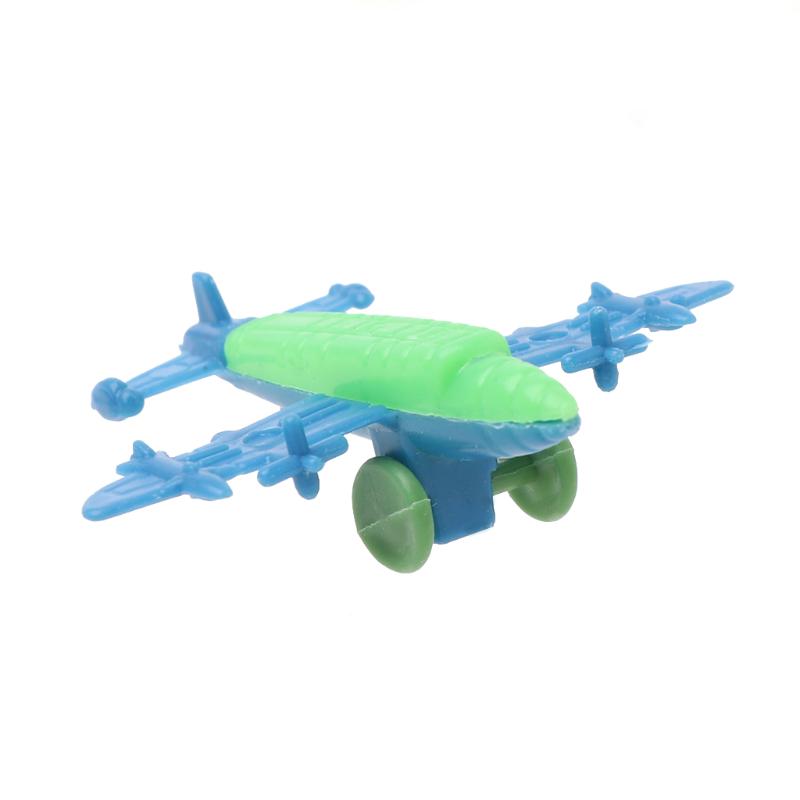 10 Pcs Mini Plastic Bomber Plane Fighter Aircraft Model Toy Military Gifts Kids