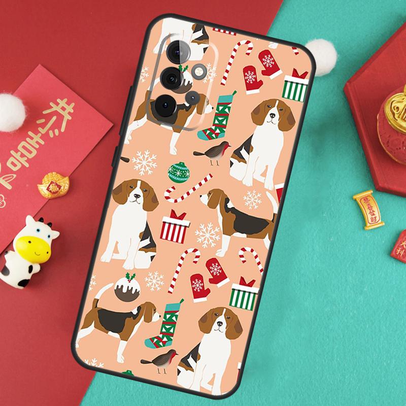 Beagle Dog Cute Cartoon Case For Samsung Galaxy A34 A54 A14 A15 A25 A35 A55 A53 A33 A13 A52 A32 A12 A51 A71 Cover