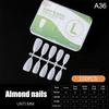 {MX} 100pcs Clear Full Cover Press On Nail Tips Ultra-Thin False Nails Patches Gel Nail Art Extension Manicure Accessories