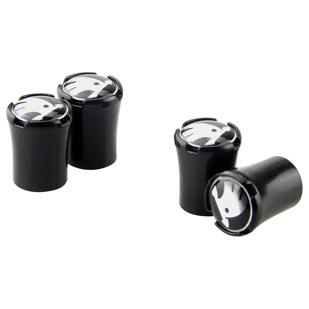 HLLQ9 Car Styling Tire Valve Caps for Skoda Superb Kamiq Fabia Rapid Kodiaq Octavia 2 A7 Tour RS Yeti Wheel Car Tire Cover Decoration