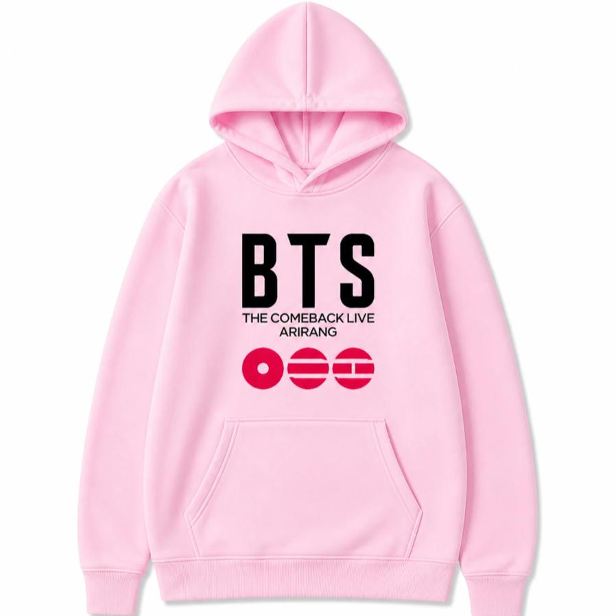 2026 Hot Sale BTS Hoodies Men Women Unisex Fashion Gothic Oversized Sweatshirt Perfect for Commute & Loungewear