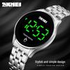 Orologio da uomo SKMEI con display LED Touch Screen in acciaio inossidabile