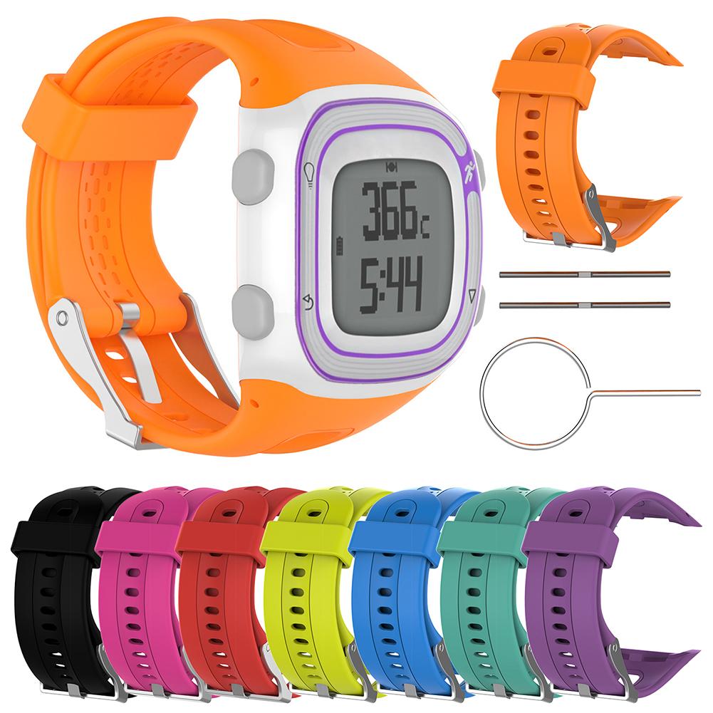 Replacement Strap Band for Garmin Forerunner 10 15 Smartwatch Men Sport Silicone Wristband Bracelet Accessory