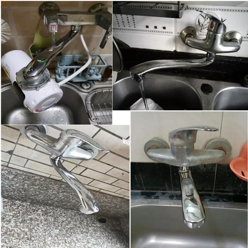 Faucet Accessories Kitchen Wash Basin Faucet Outlet Pipe Outlet Nozzle Bubbler Universal Pipe Rotary Bend Pipe