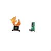 Modern Chinese Carp and Moai Head Resin Sculpture Fusion Artistic Animal Portrait Figurine for