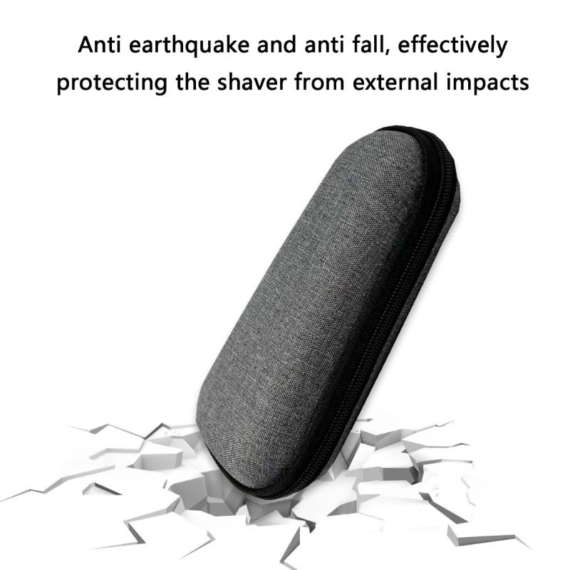 Portable Waterproof Carrying Case Shockproof Dustproof Case Compact Storage Case Large Size for Small  Manual Shaver