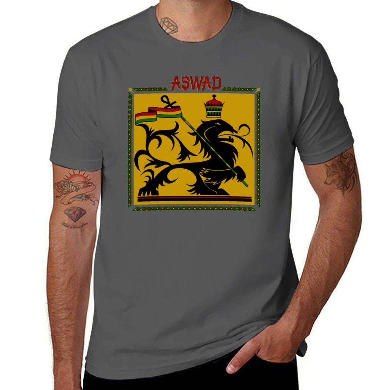 

Aswad Reggae T-Shirt man t shirt summer man t shirt graphic t shirt man cotton T-Shirt 4XL