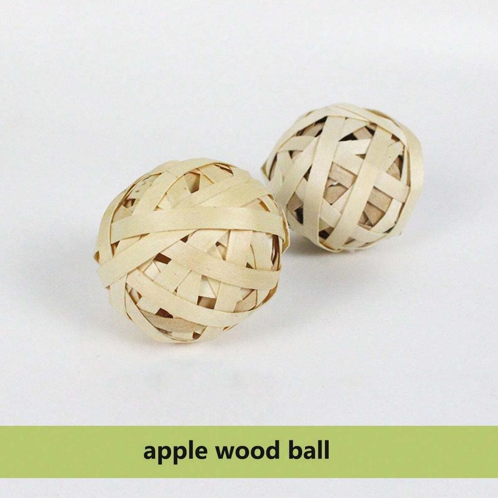 1pc-Chewing Weaving Ball Rabbit Small Animal Interactive Chewing Toy Natural Grass Ball