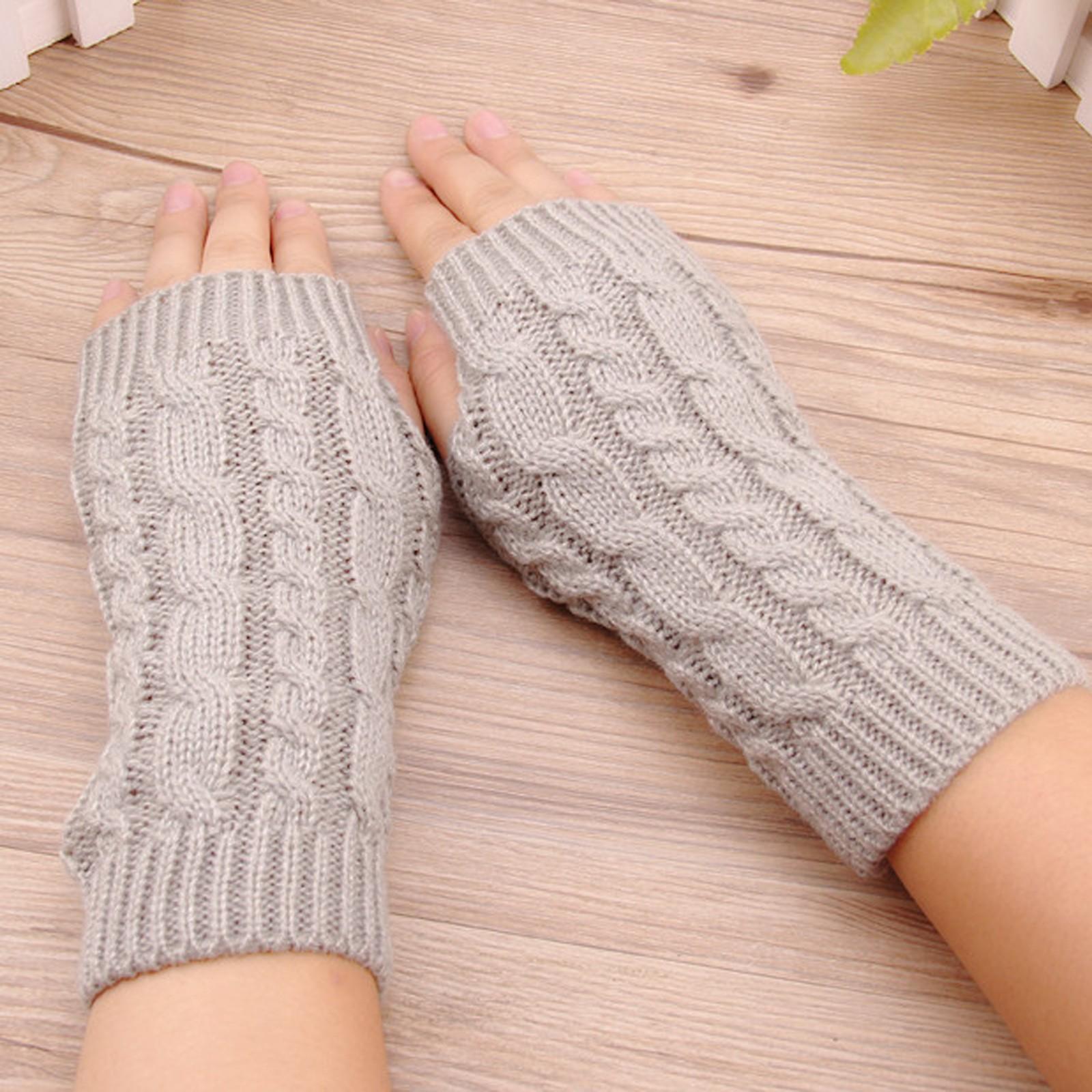 

Women s Winter Knitted Stretch Keep Warm Riding Gloves With Mobile Phone