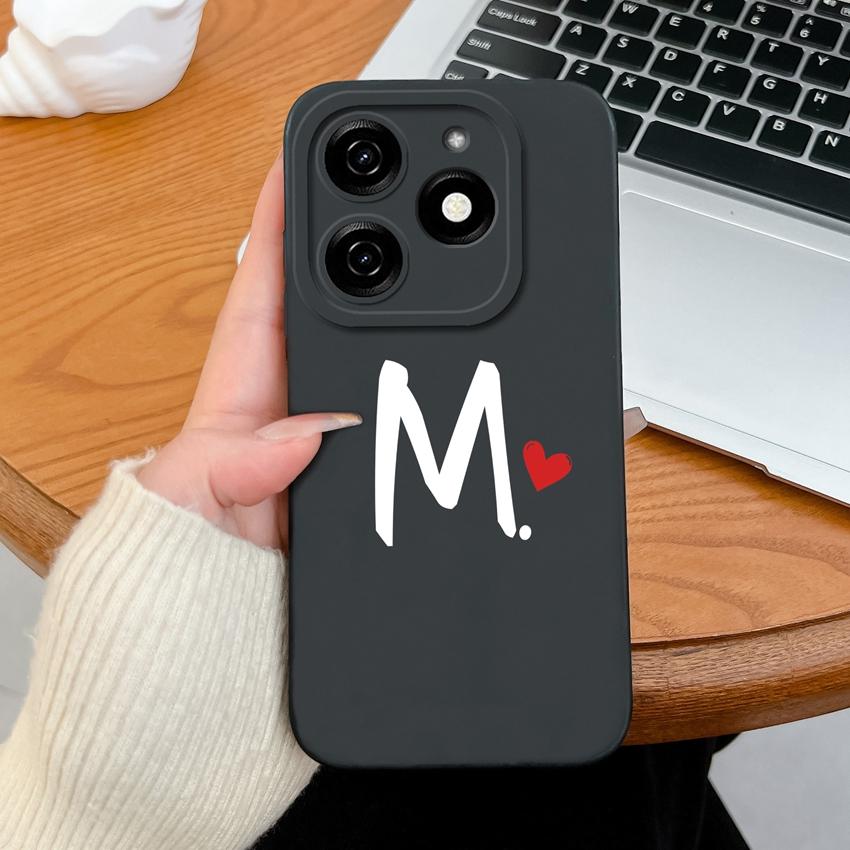 

Чехол для Tecno Spark 20 30 10 G0 1 2024 2025 Чехол для телефона Популярные узоры с буквами Тонкий матовый силиконовый Противоударный Защитный чехол для корпуса Infinix Tecno Spark Go 2024