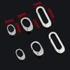 2pcs/1pc No Fade Stainless Steel Spring Lobster Clasp Oval Clasps for Keychain Keyring Carabiner Key Holder DIY Jewelry Making