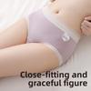 Ladies Spring and Autumn Comfortable High Waist 7A Antibacterial Extended Crotch Triangle Briefs