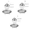 Adjustable Steaming Rack Stainless Steel Tableware Steamers Perfect for Various Food Sizes and Cooking Requirements