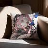 Splatoon Anime Pillow Case Antidustmite Pillowcase Invisible zipper silky short plush Sofa cushion cover