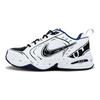 Air Monarch 4 Amortecimento Antiderrapante Amortecimento Antiderrapante Cano Baixo Tênis Chunky Unissex Preto Branco 415445-102(Equipe60-)