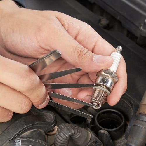 uxcell Metric Plug Gauge, 14 Blades, 65Mn Spring Alloy Steel Thickness Gauge Filler, 75mm Long, Gaps, Width, and Thickness Measurements 0.05-1mm