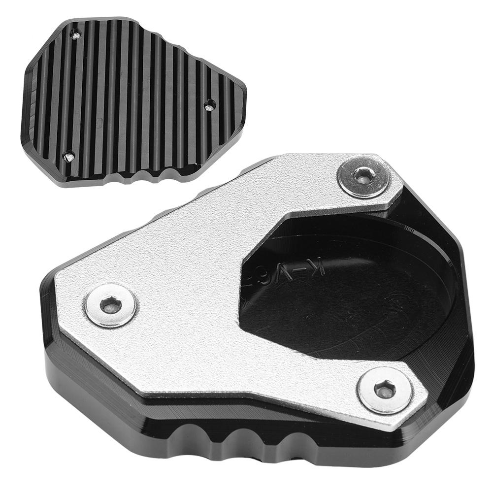 Motorcycle CNC Kickstand Side Stand Enlarger Extension Pad for Kawasaki Versys KLE 650 15 18
