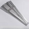 304 Stainless Steel Skewers For Barbecue Kebab Sticks Reusable Meat Skewers Round Rods For Outdoor Grilling