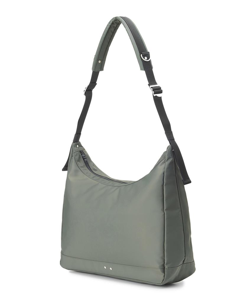 Hyphen Nylon Big Messenger Bag (B004_Khaki)