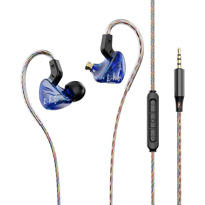 Gaming Earhook Headphones with Deep Bass & Mic 3.5mm/TYPE-C Wired Earphones for Sport Music KTV Comfort Fit HD Sound