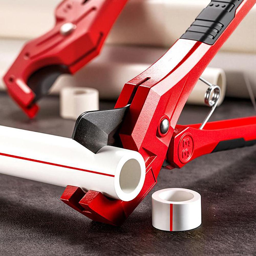 Ratcheting Tubing Cutter PPR Scissors PVC Pipe Cutters Electric Wire Hot Melt Water Pipe Cutting Tools Scissors Hand Tools