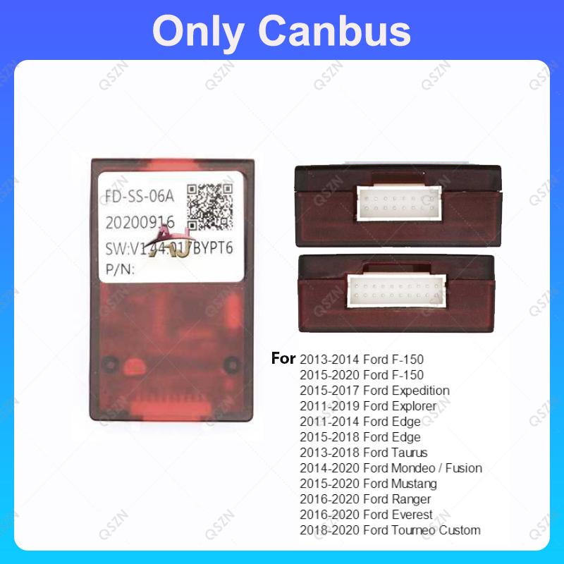 Car 16 pin Audio Wiring Harness With Canbus Box For Ford Fiesta Ecosport Focus Edge RANGER Mondeo Taurus Kuga Transit Figo
