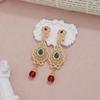 Drop Earrings for Women Classic Multi-Color Rhinestones Fadeproof for Formal Dinner Anniversary Gift for Wife