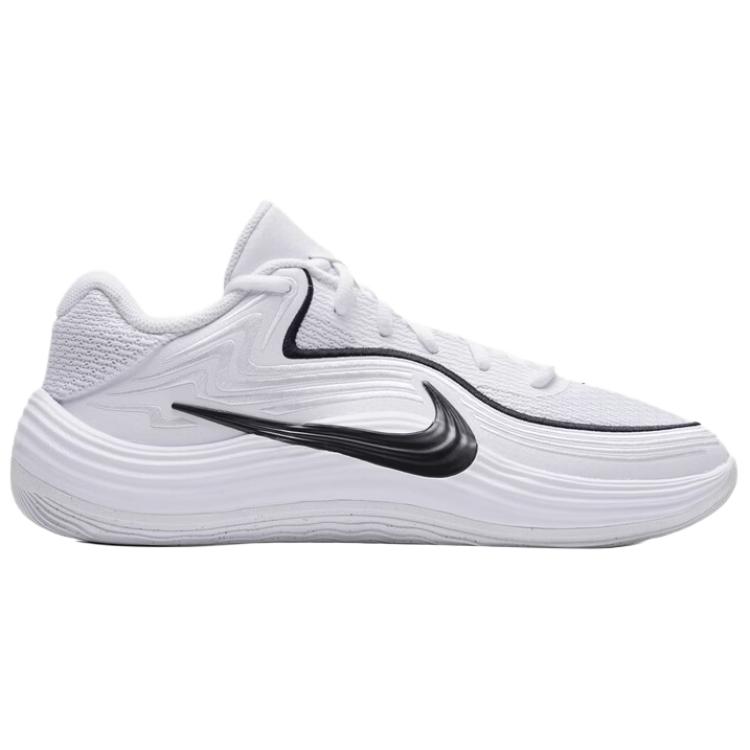 Nike Precision 8 Abrasion Resistant Breathable Low Top Basketball Shoes Men's White Black IH1104-100