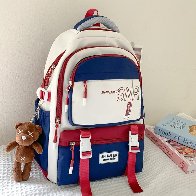 Schoolbag Children Elementary School Girls Junior High School Students Large Capacity Boys High School College Students Backpack