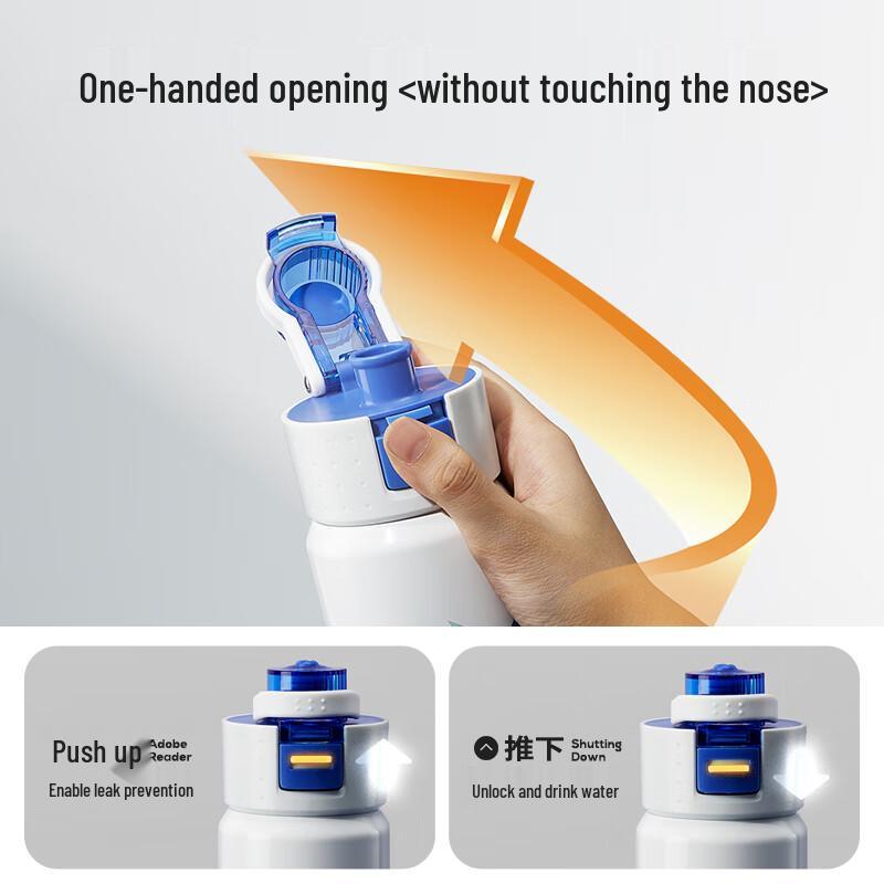 CMSH 0376 Bright Flip-Top Insulated Mug