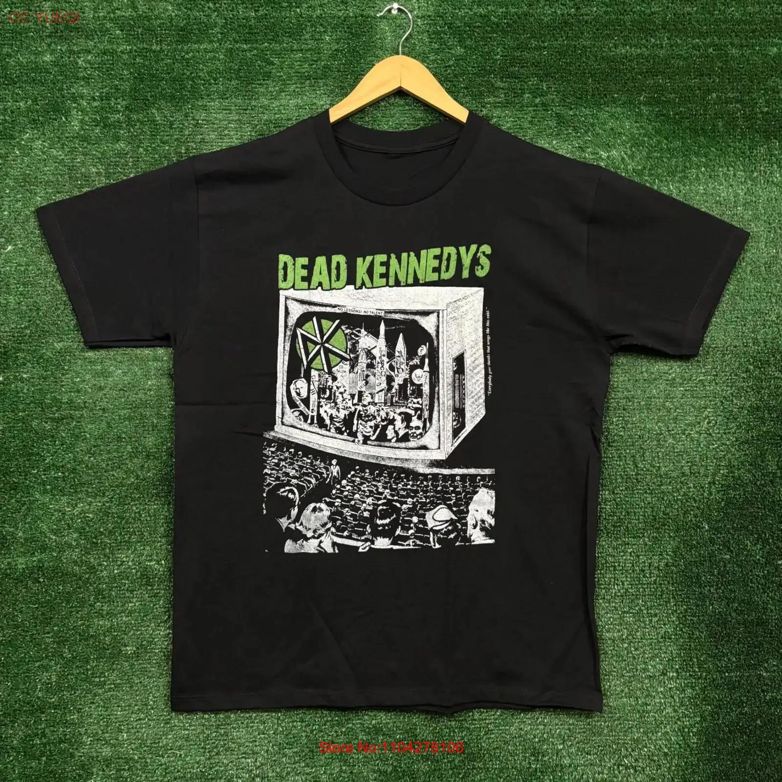 

Dead Kennedys No Lessons Talents Punk Rock Band T Shirt Size Large vintage Washed Unisex designer clothes Stretched Stylish 5XL різнокольоровий
