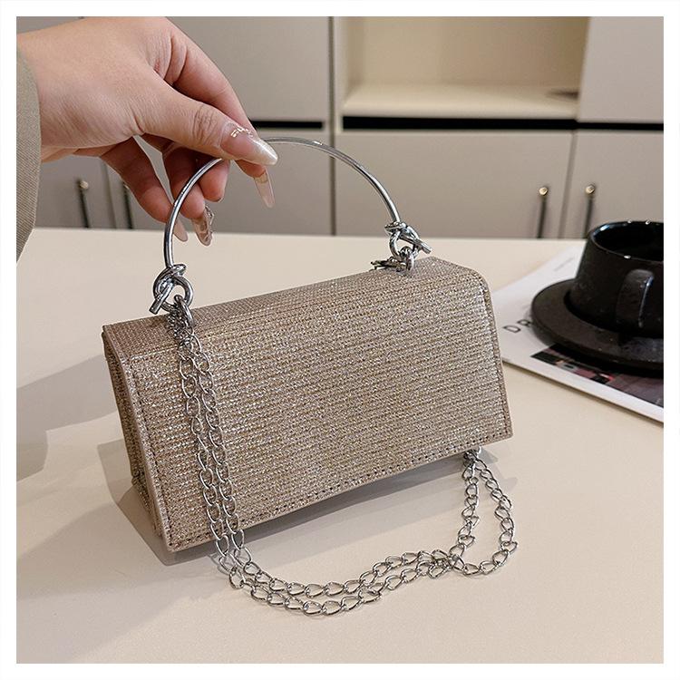 New Full Diamond Shiny Handbag Birthday Wedding Banquet Dinner Bag Shoulder Bag Messenger Bag Handbag