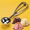 Stainless Steel Ice Cream Scoop with Spring Handle 3-in-1 Scooper  for Watermelon Mashed Potato Ice Cream Kitchen Tool
