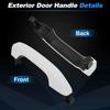 Front Right Side Car Exterior Door Handle No.13583889/13583891 for Chevrolet Silverado 2014-2018 White ABS 1 Pc