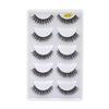 3D Multi-layer Thick 5 Pairs of Eyelashes Natural Eyelashes Simulation Curling False Eyelashes Eyelash Extension natural false eyelashes. 3d lashes